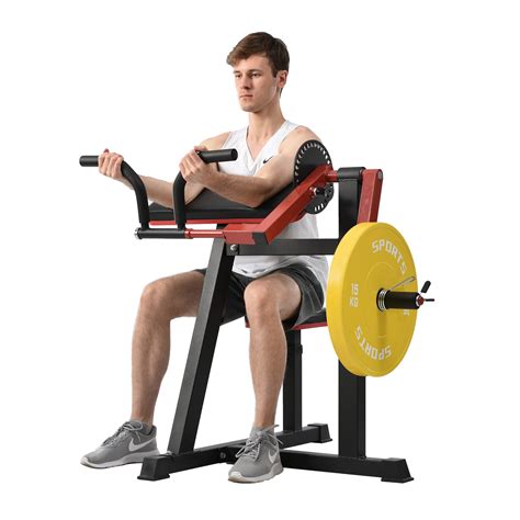 Miekor Bicep Tricep Curl Machine with Adjustable Seat, Bicep Curls and ...