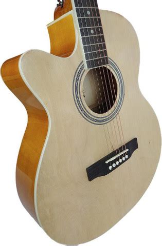 VAULT EA20LHNT Acoustic Guitar Basswood Tech Wood Left Hand Orientation ...