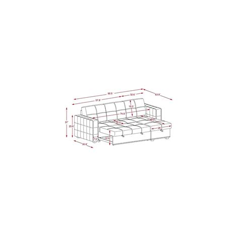 Buy Tmosi Couch with Pull Out Bed, Sleeper Sectional L Shaped Velvet ...