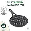 Buy The Indus Valley Super Smooth Cast Iron Paniyaram Pan with Long ...