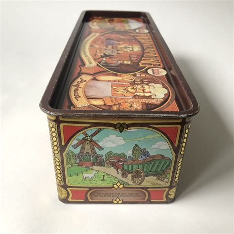 Vintage Blik / Trommel Peijnenburg Ontbijtkoek - Queens Vintage