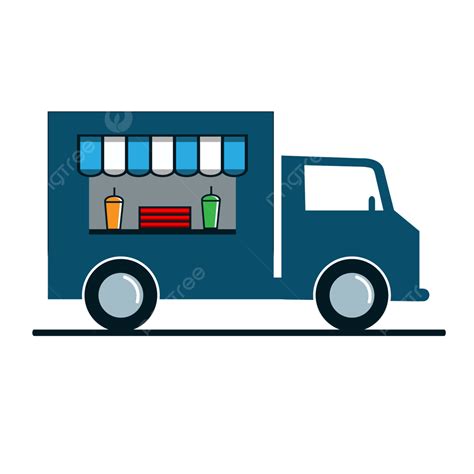 Food Truck Clipart PNG Images, Truck Food, Food, Food Truck, Food ...