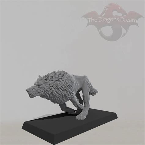 Undead Dire Wolf - Oathmark, Heroquest, Dungeons and Dragons, 5e ...