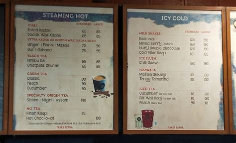 Menu at Qmin, Bengaluru, 35/2