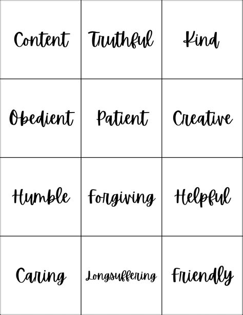 Characteristics of Jesus Christ Printable Cards - Etsy Canada | Jesus christ, Christ, Christlike ...