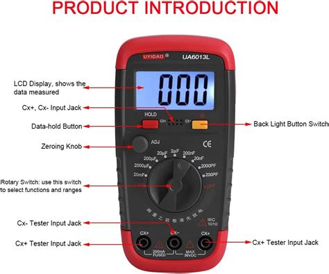 Image result for Digital Capacitance Multimeter
