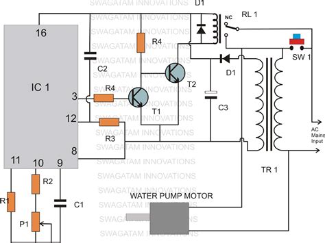 Automatic Water Level Controller Using IC 555 的图像结果