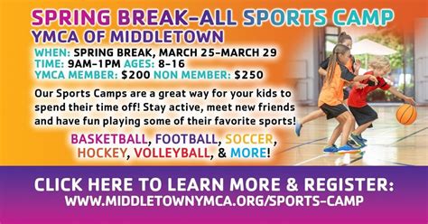 All Sports Camp - Spring Break, 81 Highland Ave, Middletown, NY, United ...