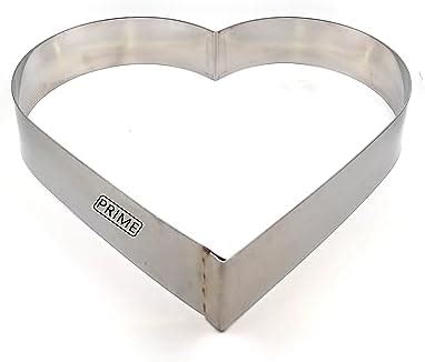Buy Prime Bakers and Moulders Stainless Steel Heart Shaped Cut Out ...