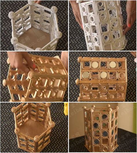 纸箱手工diy改造成精美实用的收纳盒 硬纸箱的手工创意改造制作教程[ 图片/10P ] - 优艺星手工diy