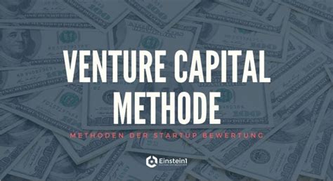 Venture Capital Methode: Startup-Bewertung im Harvard-Stil