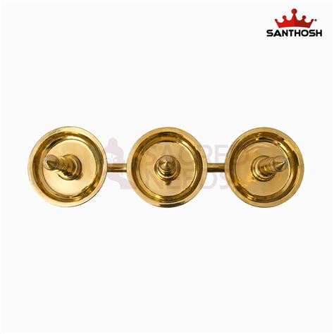 Sacred Needs Brass Kerala Jhad Vilakku – 9.5 Inch (24.1 cm) Height ...