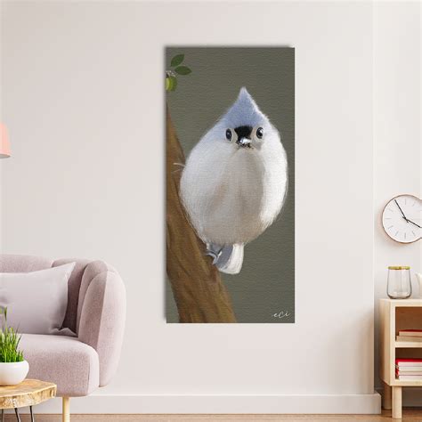 Topical Bird Original Design Canvas Printed Wall Painting- eCraftIndia ...
