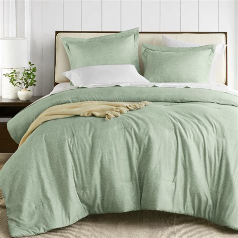 Degrees of Comfort Sage Green Comforter Set King Size, Lightweight ...