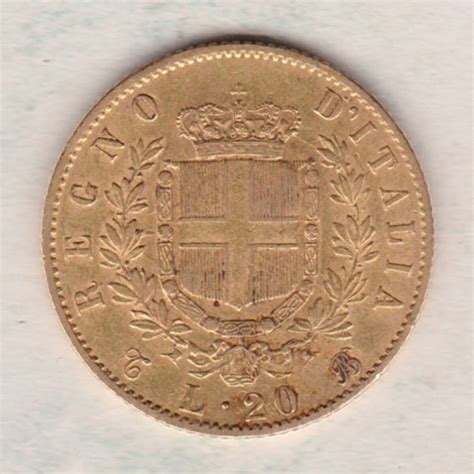 1865 Italy Gold Twenty Lire | Dorset Coin Company