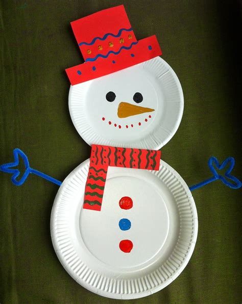 Paper plate for Christmas craft ~ craft project ideas and crafts art