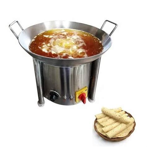 Electric Kadai Fryer - Commercial Electric Kadai Manufacturer from Rajkot