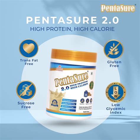 Pentasure 2.0 High Protein High Calorie Weight Gainer - 1 kg ...
