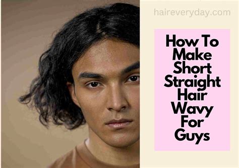 Straightened Hair Men