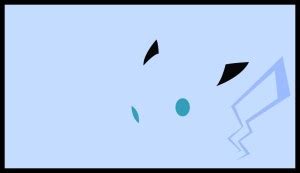 Athah Frameless Poster Pikachu Pokeman ist Paper Print - Minimal Art ...