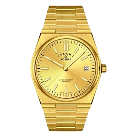Specht&Sohne Mens Luxury Watch With Japanese Quartz - GOLDEN – DREAM ...