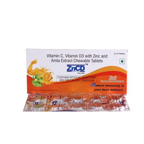 ZNCD ORANGE FLAV CHEW TABLETS 10'S Price, Uses, Side Effects ...