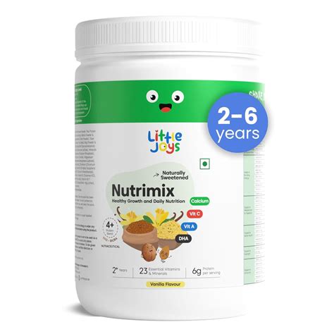 Little Joys Nutrimix Nutrition Powder 350g|2-6 Years|No Refined Sugar ...