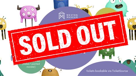 SOLD OUT Paint Your Own Ceramic Monster Workshop - Weston Museum