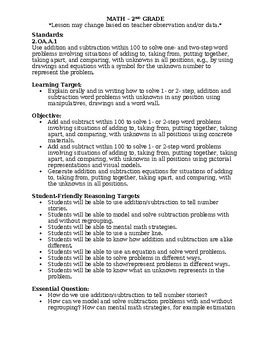 2nd Grade Math Lesson 的图像结果