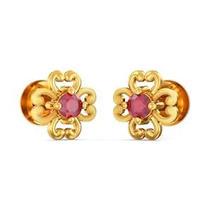 Joyalukkas Women 22K (916) Enchanted Floral Earring : Amazon.in: Jewellery