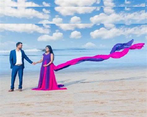 G649, Multi Colour Maternity Shoot Trail Gown, Size (All)pp – Style ...