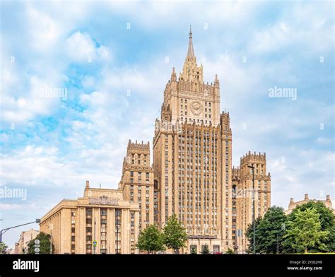 The building of the Ministry of Foreign Affairs of the Russian ...