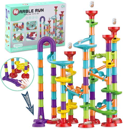 Buy Naughtybro Marble Run Pipeline Toy Set, Construction Building ...