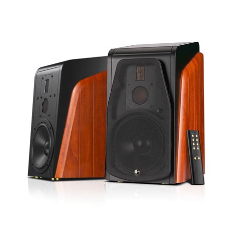 Buy HiVi-Swans M500 Bluetooth Powered Bookshelf Speakers - 3 Way Studio ...