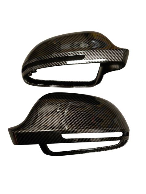 AUDI A4 S4 B8 A5 8K Q3 A6 S6 C6 4F A8 OBUDOWY NAKŁADKI LUSTERKA CARBON ...
