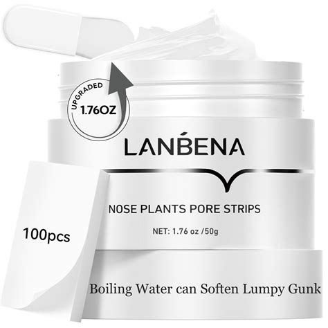 LANBENA Nose Strips for Blackheads (1.76 Oz), 100 pcs Nose Plants Pore ...