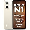 Lava Bold N1 (Sparkling Ivory, 4 GB RAM, 64 GB Storage)| 6.75" (90 Hz ...
