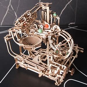 Buy Ugears Wooden Marble Run Kit - 3D Puzzle Wood Marble Run Stepped ...