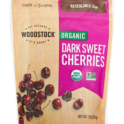 Woodstock Frozen Fruit, Dark Sweet Cherries | FreshDirect