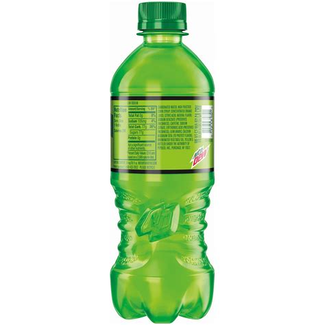 Mountain Dew Nutrition Label