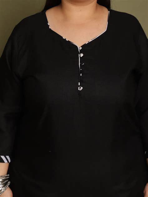 Black Cotton Blend Printed Ready to Wear Patiala Salwar Suit ...