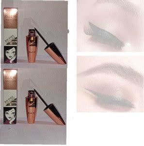 ELLE 18 Big Eyes Liquid Eyeliner, Smudgeproof, Black, Pack of 2, 15 ml ...