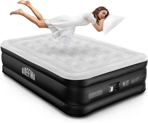 iDOO Single Air Bed, Inflatable Bed with Built-in Electric Pump, 3 Mins ...