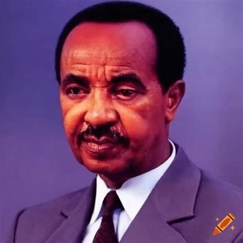 Mengistu haile mariam,general secretary of the workers' party of ...