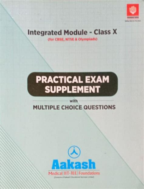 Aakash Integrated Module Class 10 Practical Exam Supplement : Amazon.in ...