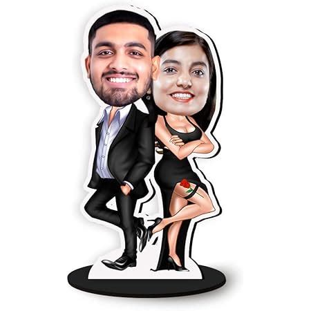 Gifteeng Personalised Caricature Photo Standee Cutouts Funny Gifts ...
