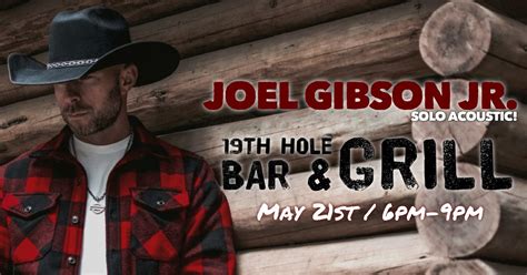 Joel Gibson Jr. @ 19th Hole Bar & Grill, The 19th Hole Bar & Grill ...