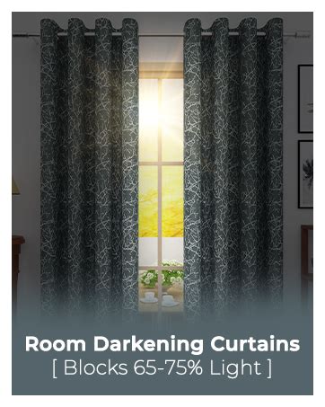 Buy Story@Home Blackout Door Curtains 7 Feet Set of 2 | Plain Design ...