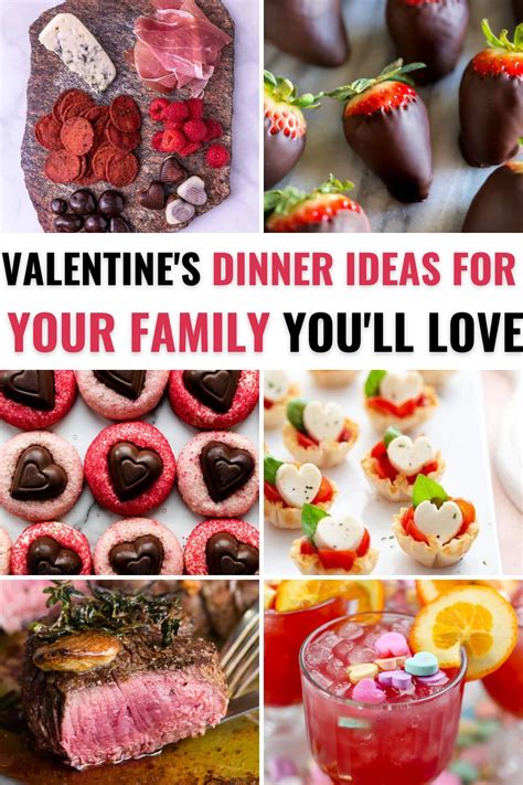 These Valentine's Dinner Ideas for Your Family are a special way to say ...