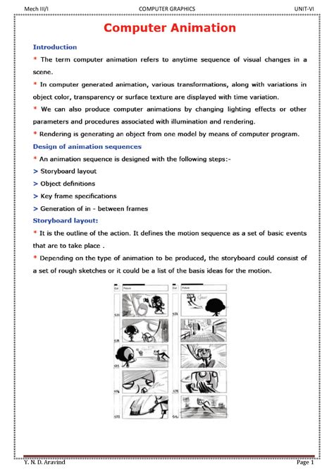 Computer Animation Process 的图像结果